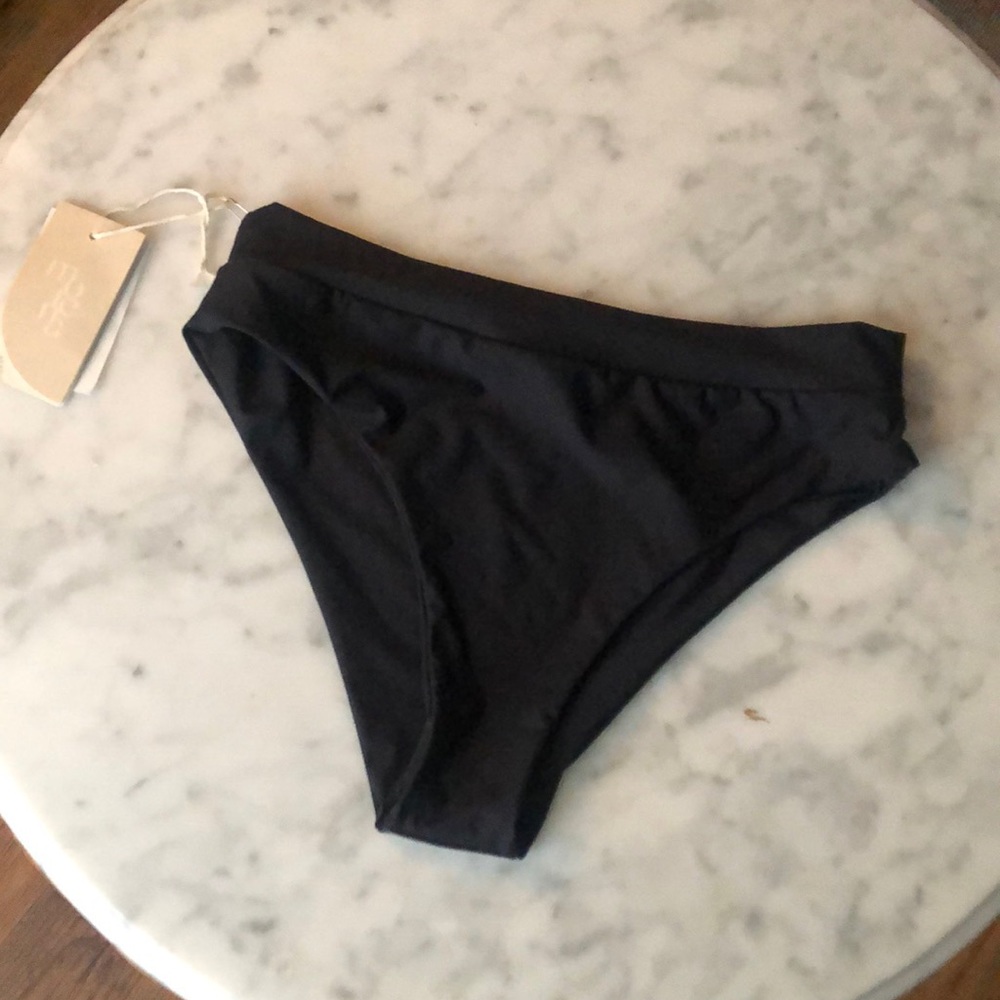 Morena l NWT Black Bikini Bottoms Handmade in Costa Rica